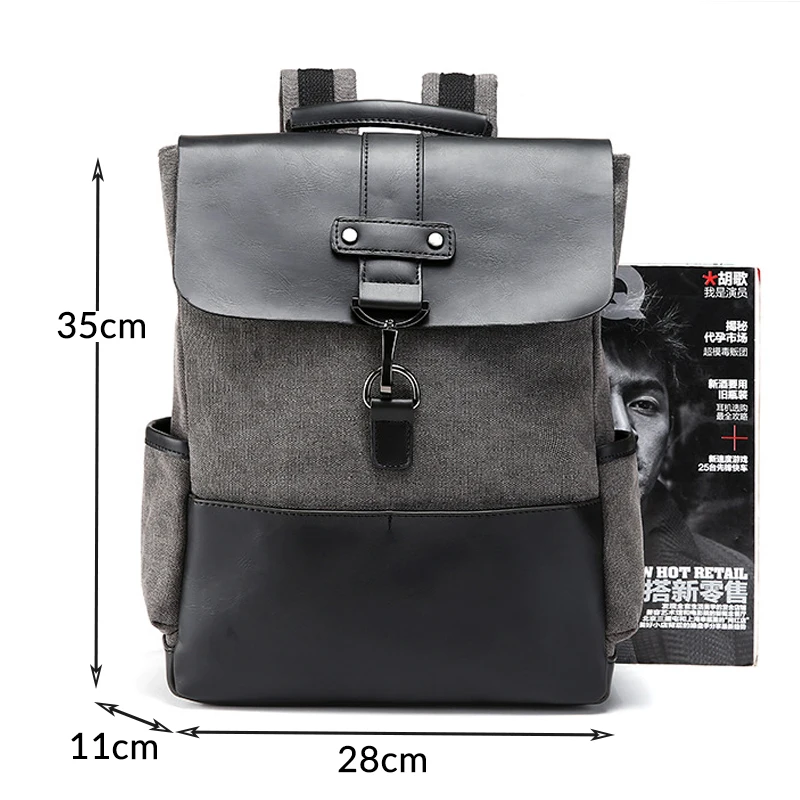 Повседневный холщовый рюкзак для мужчин и женщин новинка 2019 ноутбука из