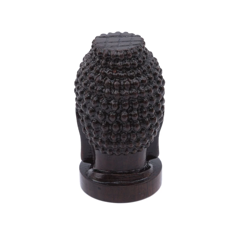 Indian Buddha Head Statue Crafts Ornament Wood Mahogany Home Decoration | Statues & Sculptures