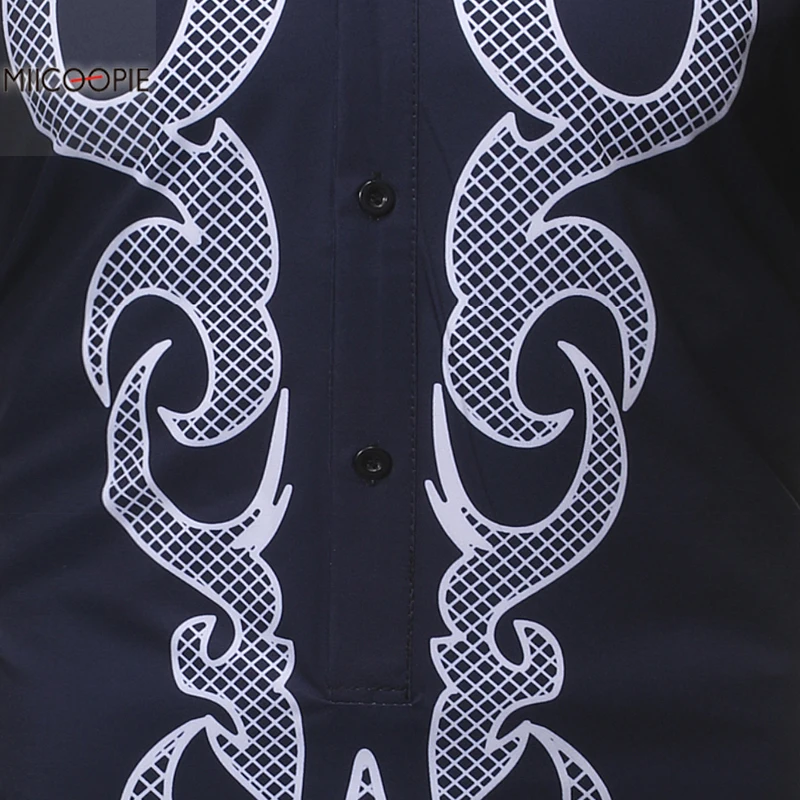 Мужская джинсовая Модная рубашка с вышивкой в западном стиле Тонкая