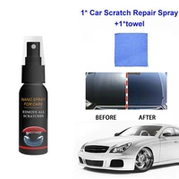 30ml car scratch remover repairs nano spray cloth scratch eraser surface cloth care maintenance auto detailing solution repair