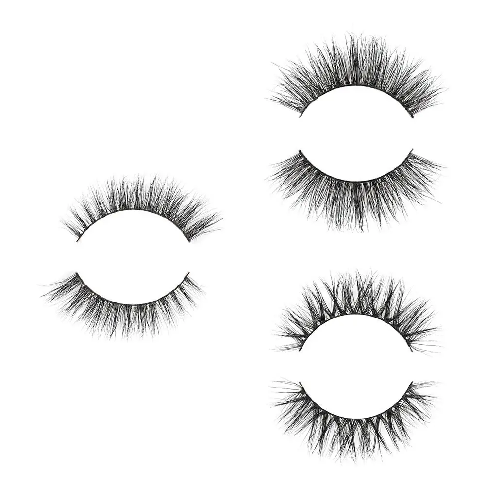 

3D Natural Curling Thick Fake Mink Eyelashes False Lashes Grafting Extension