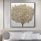 Полный 5D Diy Daimond картина крестиком абстрактный Золотой Дерево Узор 3D алмазов картина роспись круглыми стразами и вышивкой
