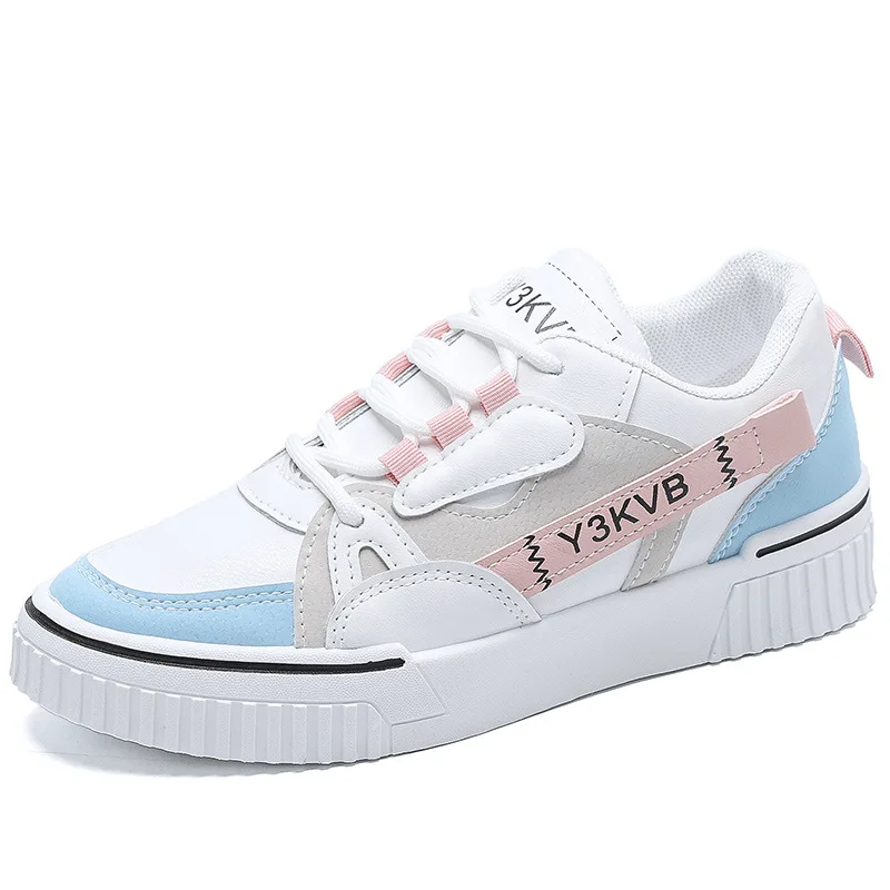 

White Shoes Women 2021 Board Shoes Breathable Casual Leather Upper Shoes for Women Sneakers Zapatos De Mujer Lady Shoes Women