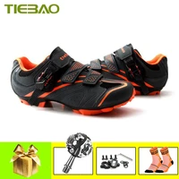 tiebao cycling shoes mountain bike zapatos ciclismo hombre breathable self locking men women mtb spd pedals riding sneakers