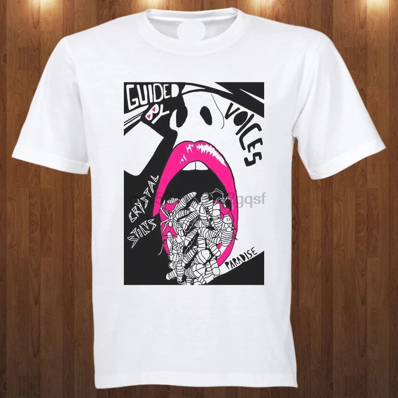 Футболка с надписью Voices tee инди-рок-группа S M L XL 2XL 3XL | Мужская одежда