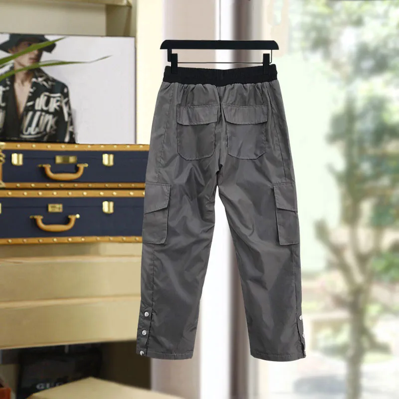 Брюки-карго Rhude мужские женские повседневные с сетчатым нейлоновым подкладом