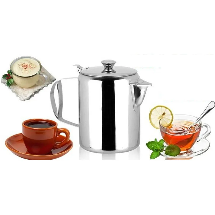 

1.8L / 70 oz Stainless steel coffee pot teapot straight milk Juice pot