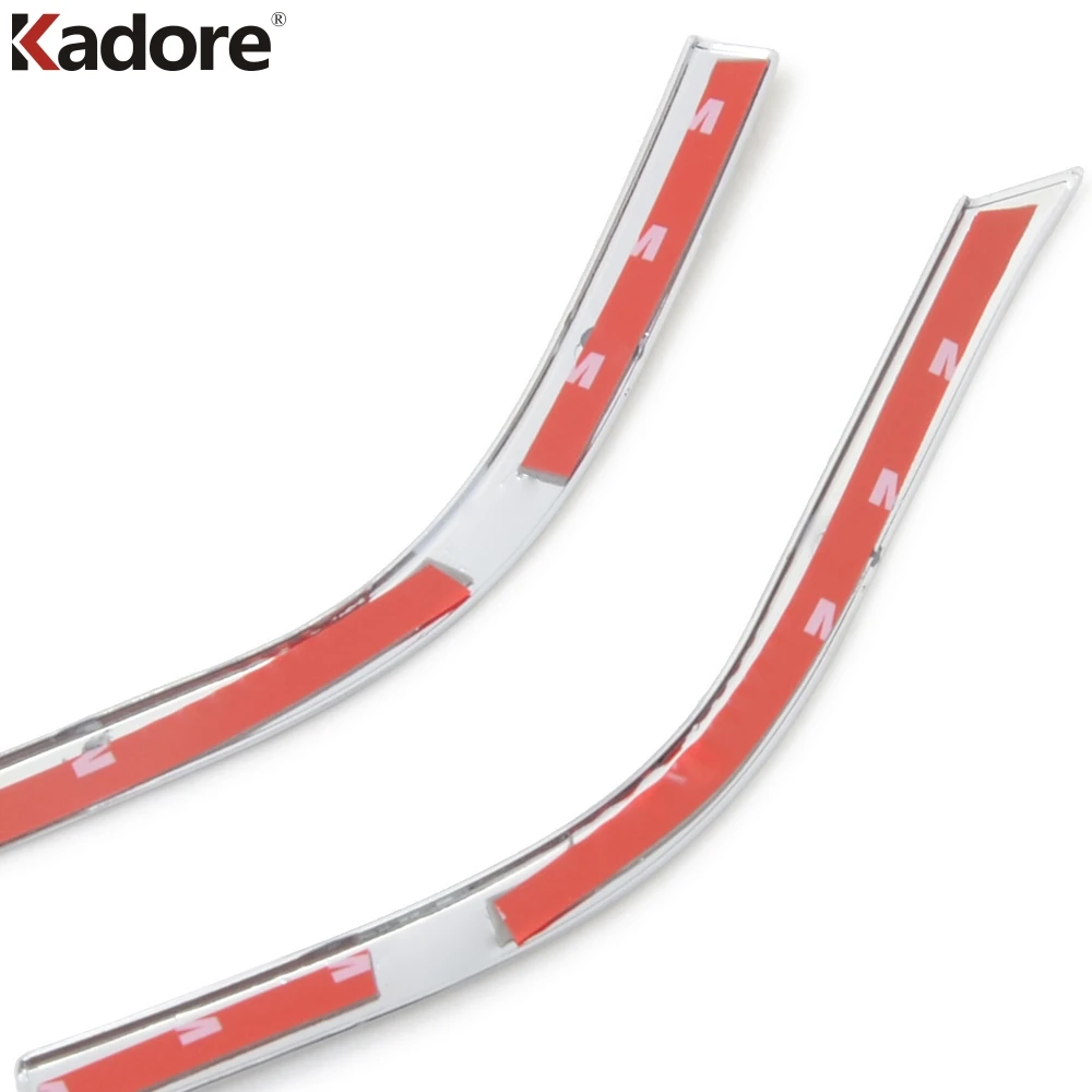 

Car Interior Accessories For Jeep Cherokee 2014-2016 2017 2018 Chrome Front Air Vent Strips AC Outlet Frame Trims Stickers