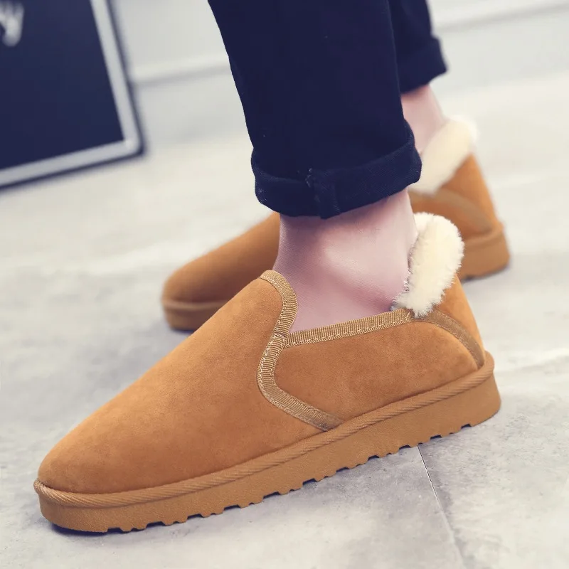 

Брендовые зимние ботинки, плюшевые зимние ботинки, мужские супер теплые уличные черные мужские ботинки, удобные повседневные ботинки на пл...