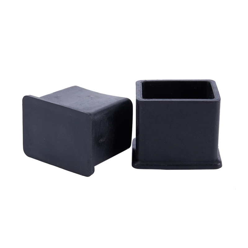 

Furniture Chair Table Rectangle Leg Protector Rubber Foot 20mmx30mm 12Pcs