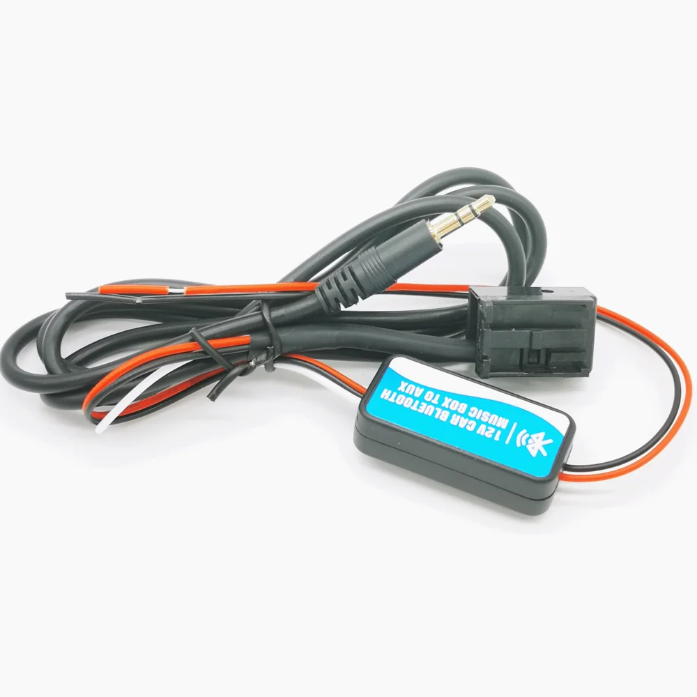 Черный пластиковый модуль порта с 12 контактами для Bluetooth, Aux, радиокабеля и адаптера приемника для Ford Focus, 6000CD, Mondeo, Fiesta, Fusion, Galaxy.