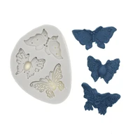 butterfly polymer clay mold designer diy pottery ceramic pattern modeling tools epoxy resin casting 3d wall panel silicone mold
