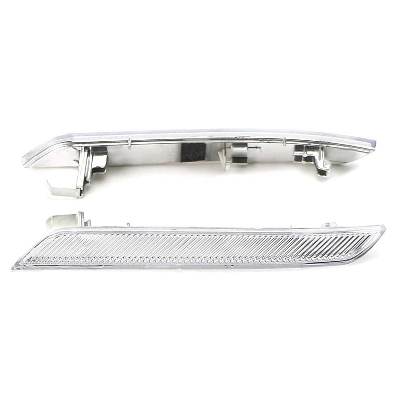 2 шт. евро прозрачные линзы передний бампер боковые габаритные отражатели лампы