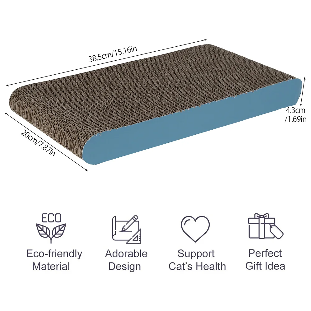 

Cat Scratch Board Pad Corrugated Grinding Nails Interactive Protecting Furniture Cat Toy Large Size Cat Scratcher Toy Cardboard