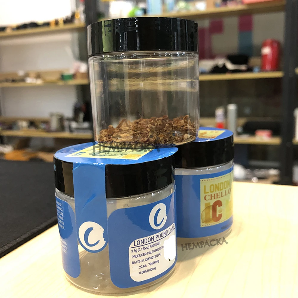 Пластиковая пустая герметичная Коробка 50 мл контейнер для хранения трав цветов