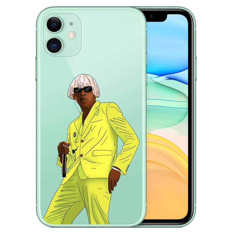 

Golf Wang Tyler Creator Cute Cartoon Bee Cases For iPhone Mini 12 11 Pro MAX 7 8Plus 6 6S XR XS MAX SE2020 Soft Silicone Cover