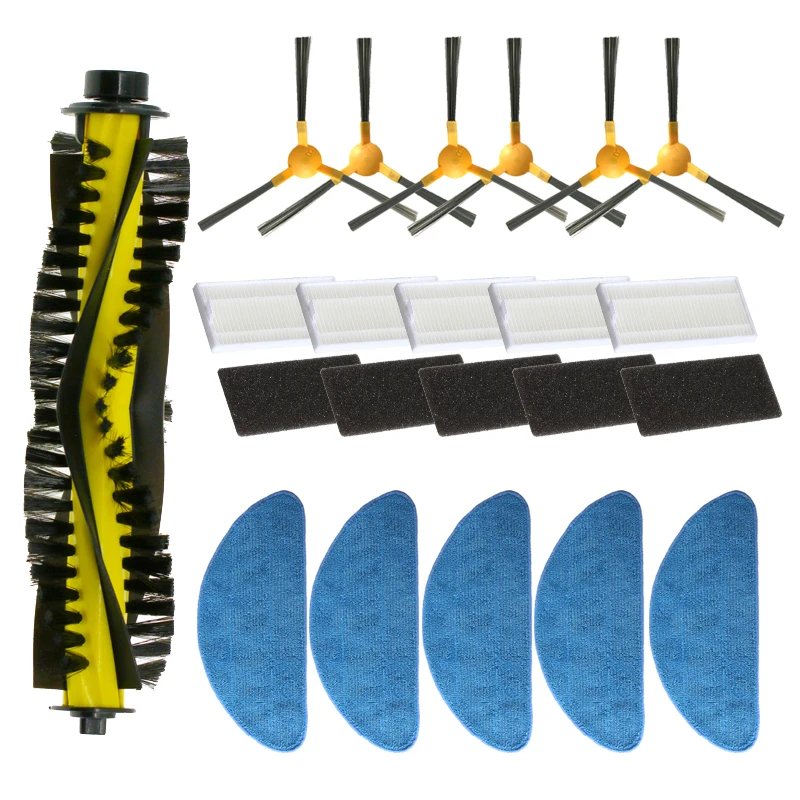 

Side brush + Filter + Mop + Roller Brush For Mamibot Exvac660 Exvac650 Robot Vacuum Cleaner accessory Replacement Kit