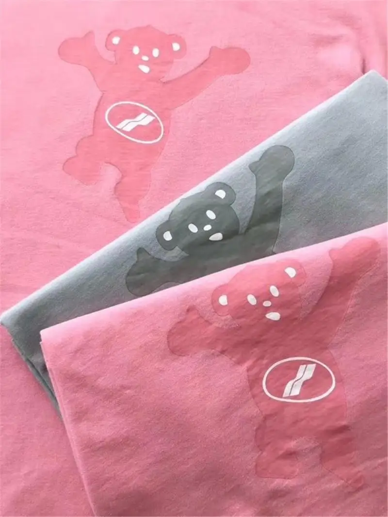 

Fashion Bear Printing We11 Done Top Tees Men Women 1:1 High Quality WeLL Done WELLDONE T shirt