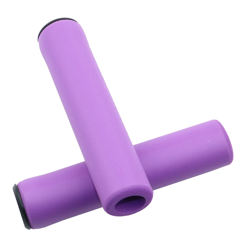 Грипсы XOSS силиконовые зажимы для велосипеда MTB Bicicleta чехол на руль - Цвет: purple