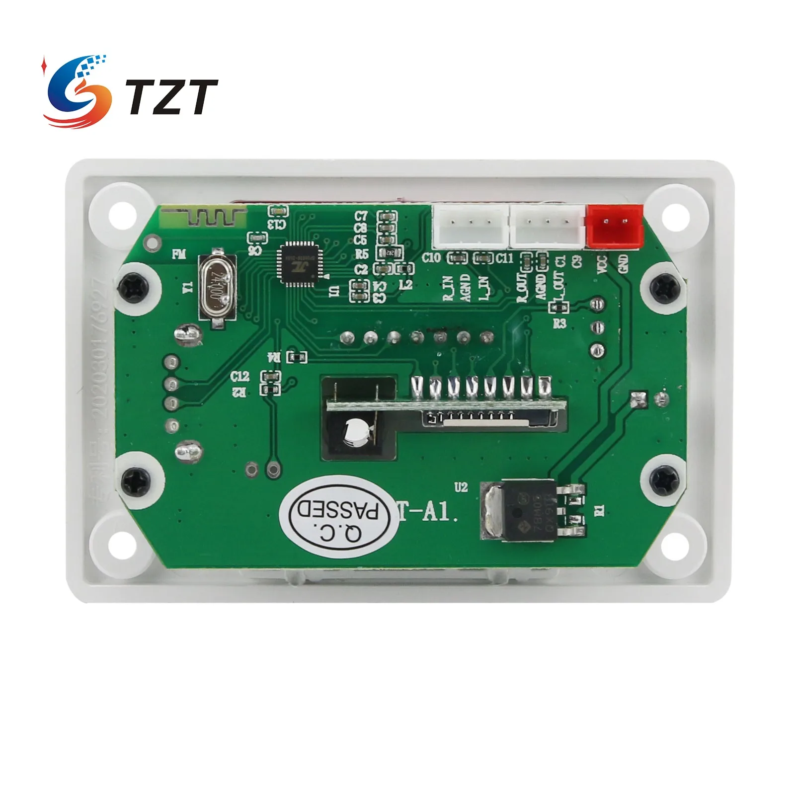 TZT 12V Bluetooth 5.0 Decoder MP3/WMA/WAV/FLAC/APE Audio Decoding Board w/ Recording Hands-free Calling | Электроника