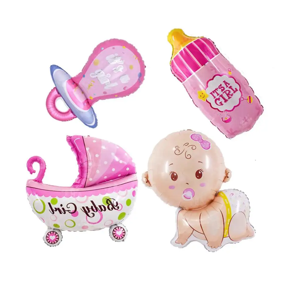 4 шт./лот фольгированные воздушные шары Babyshower для дня рождения украшения