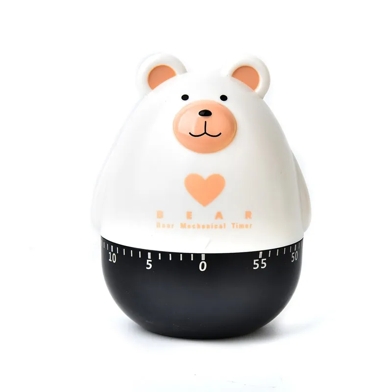 Cartoon Animal Vegetable Shape 60 Minute Timer Easy Operate Kitchen Timer Cooking Baking Helper Kitchen Tools Home Decoration images - 6