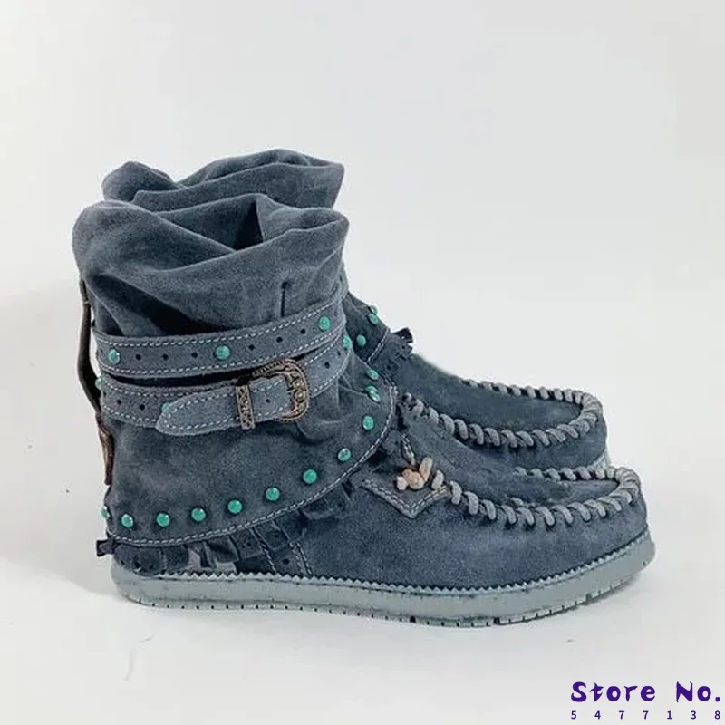 Ankle Gladiator Boots High Heels Wedges Height Incleasing Shoes Booties Vintage PU Leather Slip On Shoe Botas Mujer | Обувь