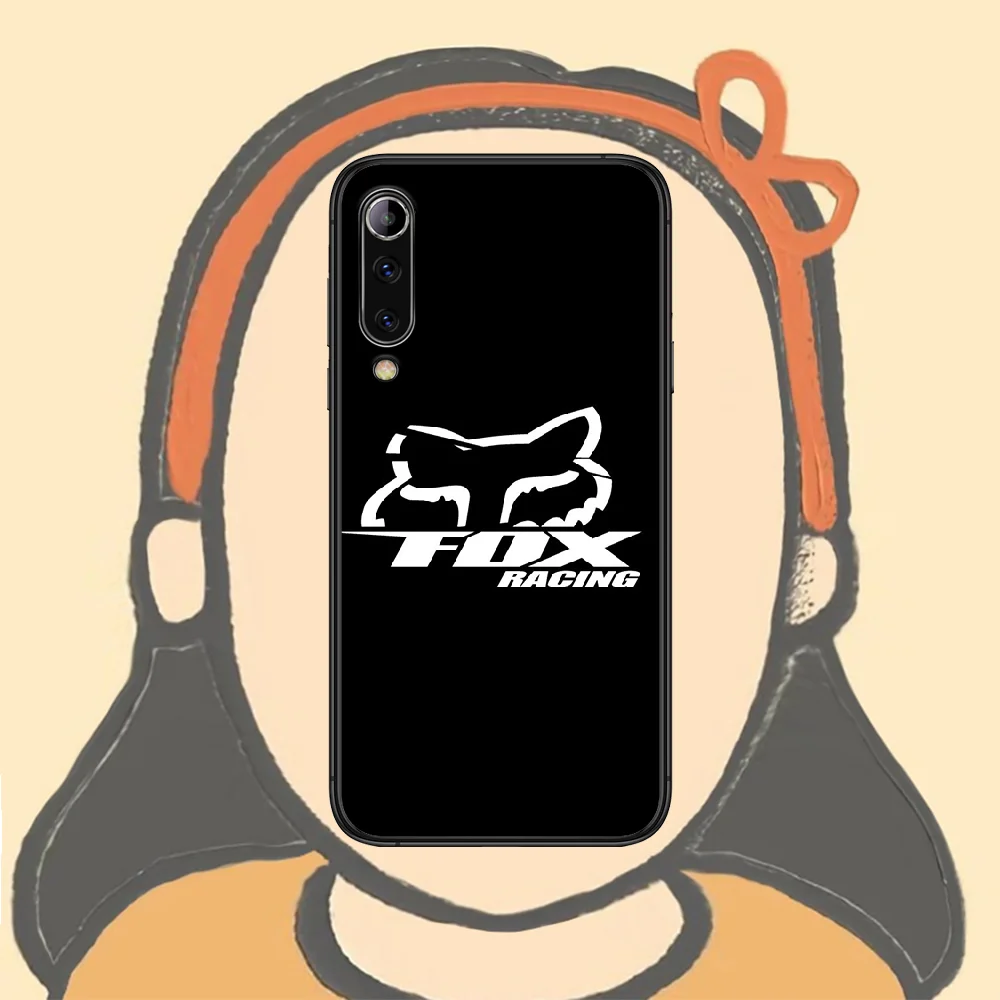 

Motorcycle brand FoxS Phone Case For Xiaomi Mi Note 10 A3 9 MAX 3 A2 8 9 Lite Pro Ultra black Cell 3D Etui Tpu Prime Pretty
