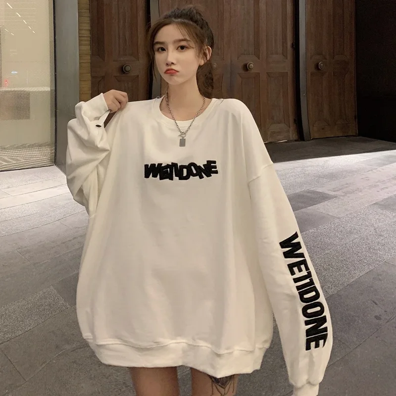 

Japanese Style Vintage Vetiver Sweater Women's Loose Korean Style Ins Idle Style BF Thin Early Autumn Japanese Style Top