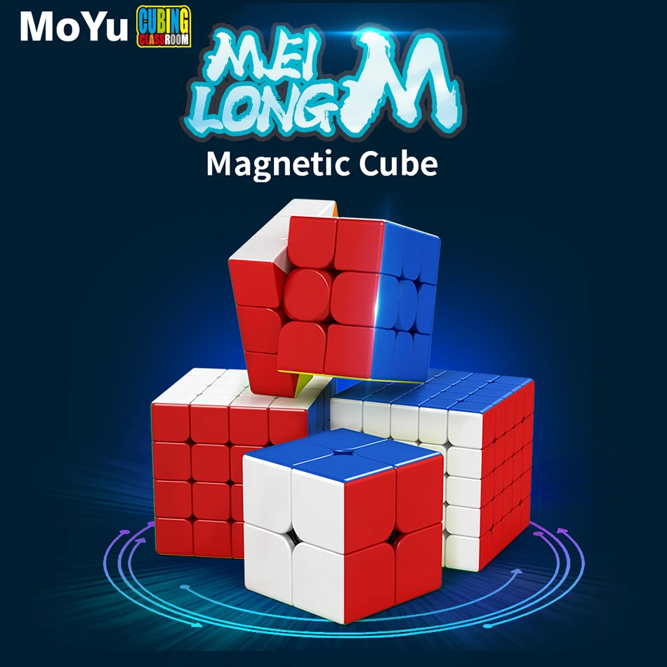 Новинка 2020 года классный кубик Moyu CUBING Meilong 5 м магнитный волшебный 5x5 meilong
