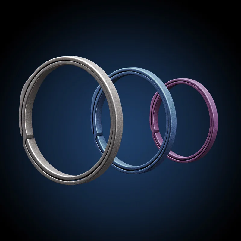 Новый Топ титановый брелок для ключей из титанового сплава автомобильный улицы