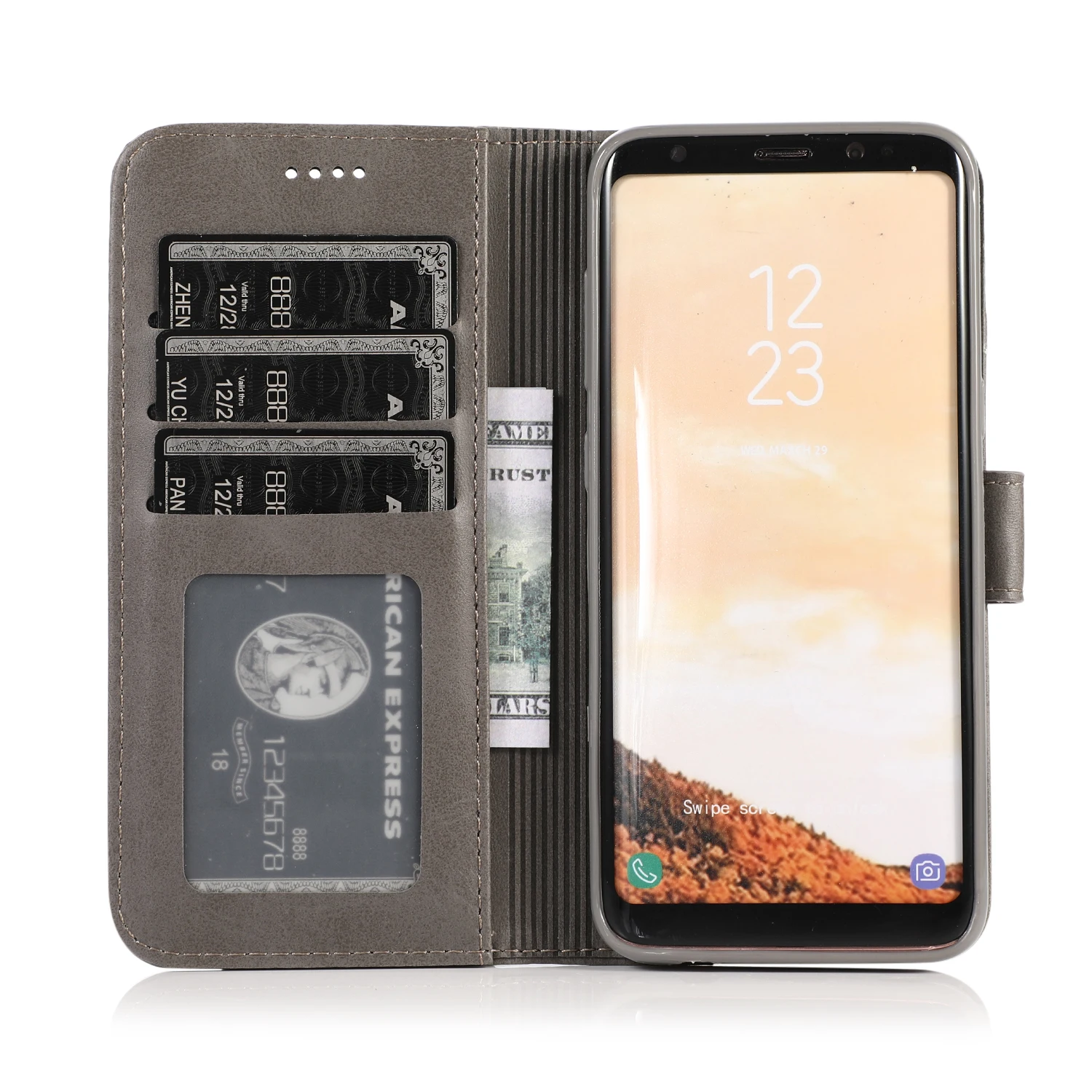 Флип кошелек ТПУ кожа мягкий чехол подходит для samsung Galaxy S10 Plus S10E S10 S9 Plus S9 S8 Plus S8 чехол