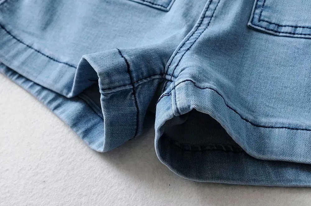 

Zipper Fly Short Jeans Shorts Bottoms High Waist Korean Fashion Women Denim Tight Sexy Slim Button