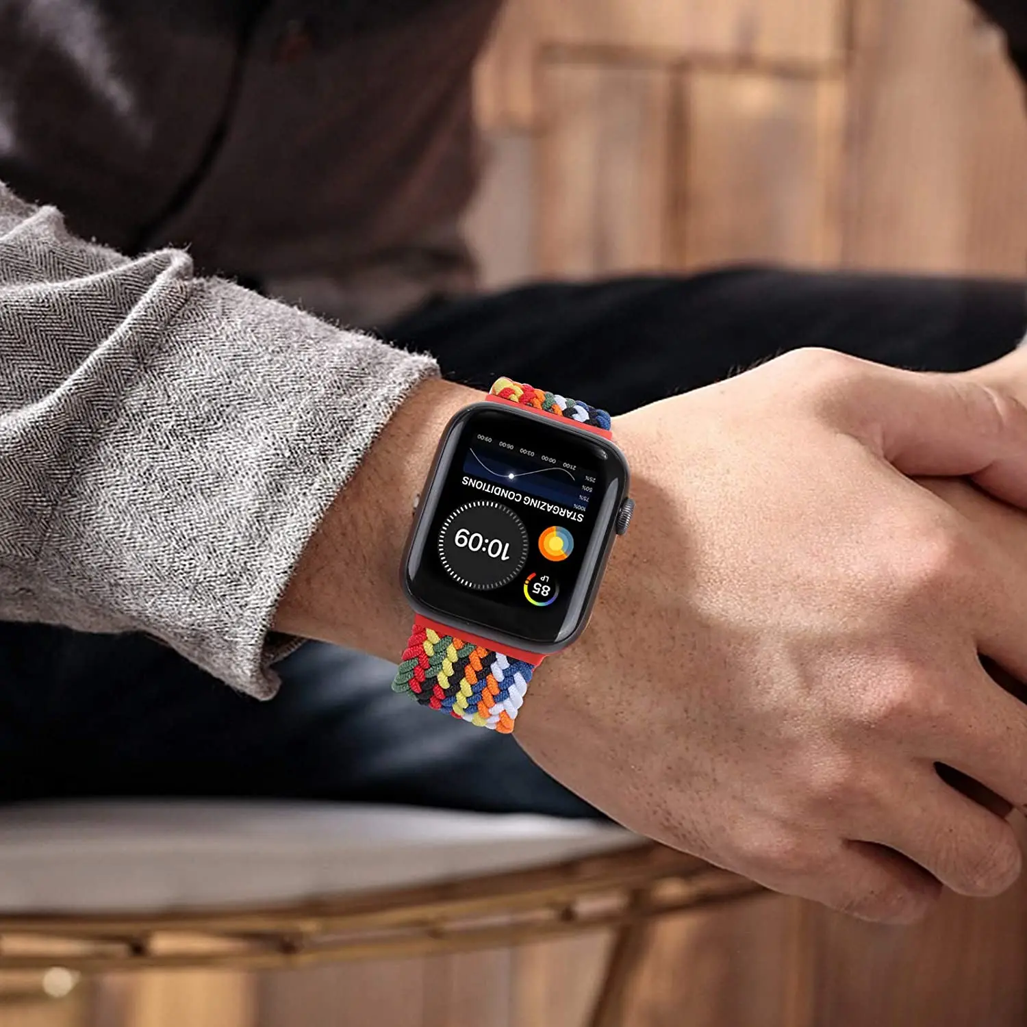 

Плетеный ремешок Соло для Apple Watch Band 42 мм 38 мм 40 мм 44 мм, Прямая поставка