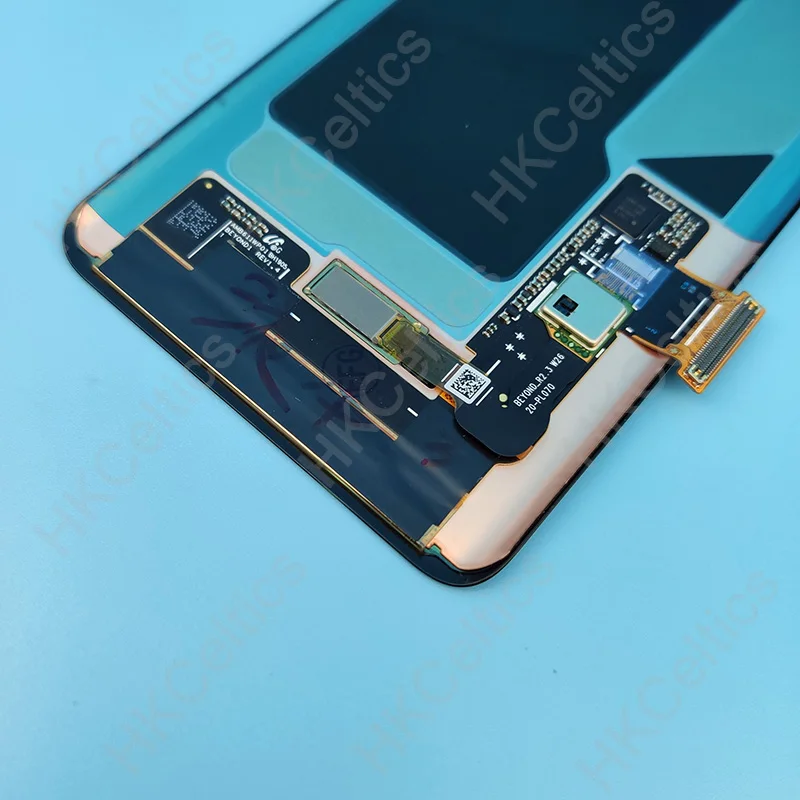 Super Amoled lcd для SAMSUNG Galaxy S10 G973 G973F дисплей S10+ Plus G975 G975F кодирующий преобразователь сенсорного экрана в сборе с рамкой