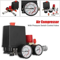 240v ac regulator heavy duty air compressor pump pressure control switch plumbing control valve 95 125psi with quick connector