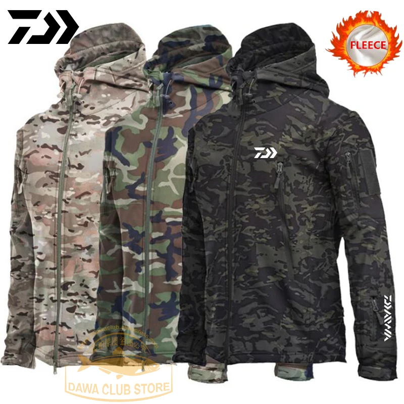 

Daiwa Fishing Clothes Soft Shell Lurker Shark Jacket Outdoor Windbreaker Waterproof Colthing Windproof Outerwear Fishing Jackets
