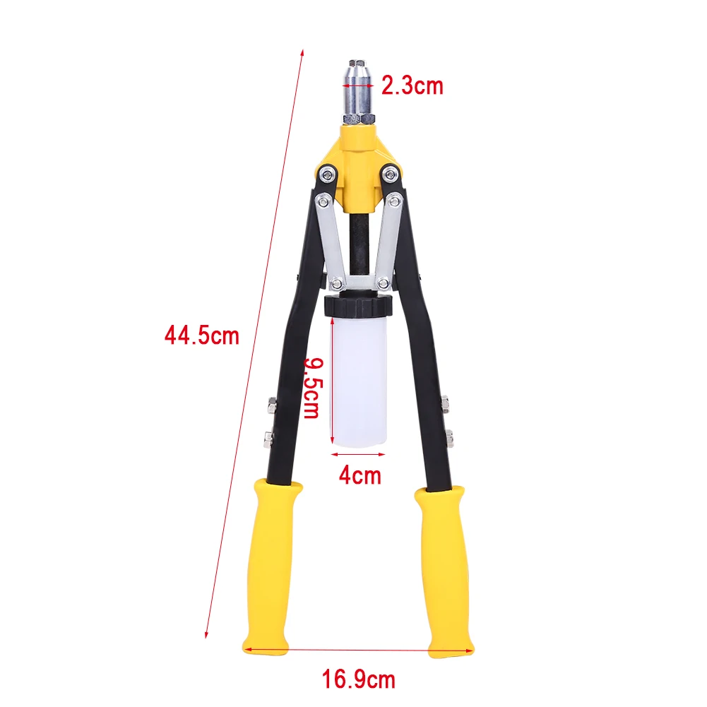 

18" Heavy Duty Professional Hand Riveter Blind Rivet Gun 2.5mm, 3mm, 3.2mm, 4mm, 5mm, 6mm Rivet Tool
