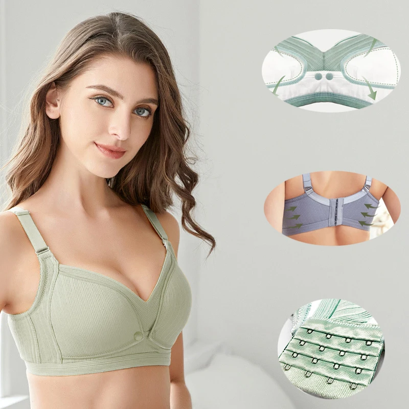 Бюстгальтеры для грудного вскармливания Одежда беременных без косточек нижнее