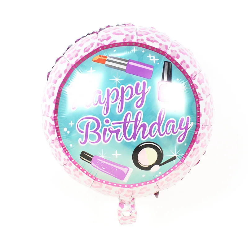 5 шт./лот 18 дюймов для взрослых вечерние макияж День Рождения алюминиевой фольги