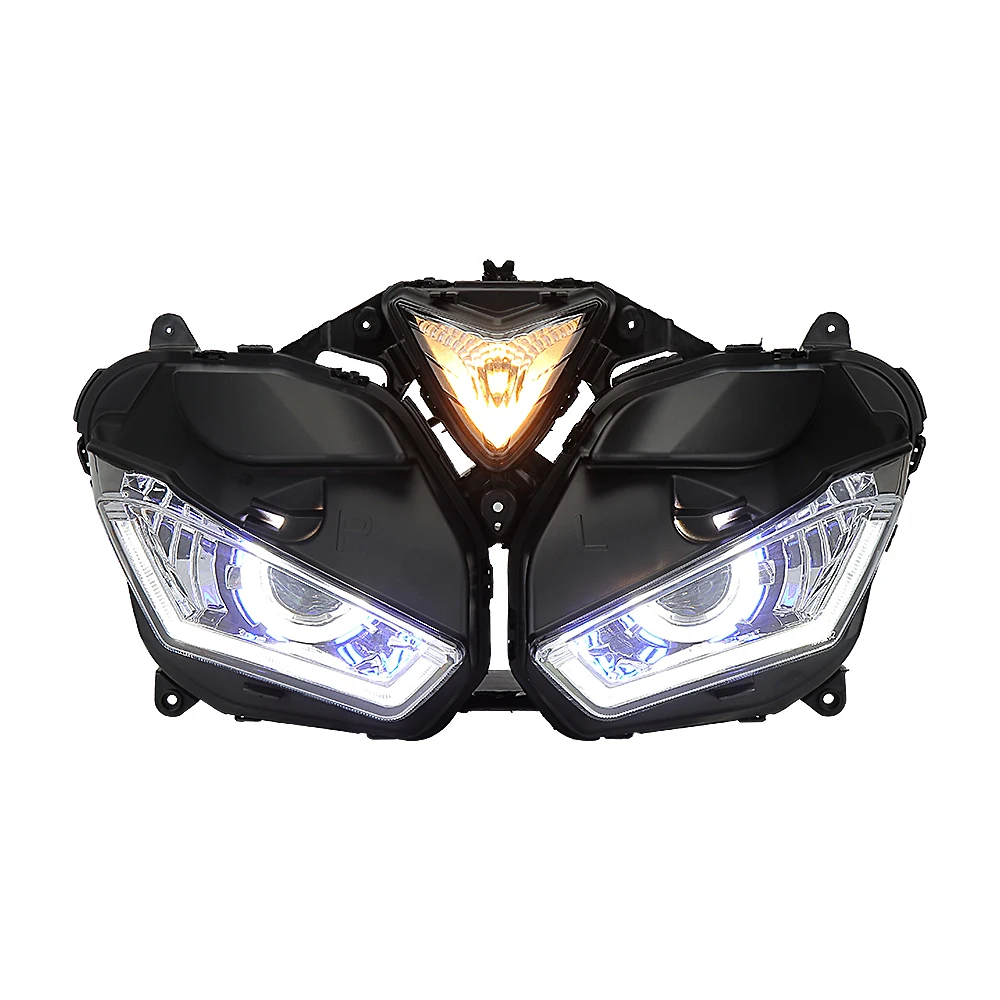 KEMiMOTO головной светильник для YAMAHA YZF R25 R3 спереди головной светильник Корпус YZF-R25 YZF-R3 2013 Аксессуары для мотоциклов