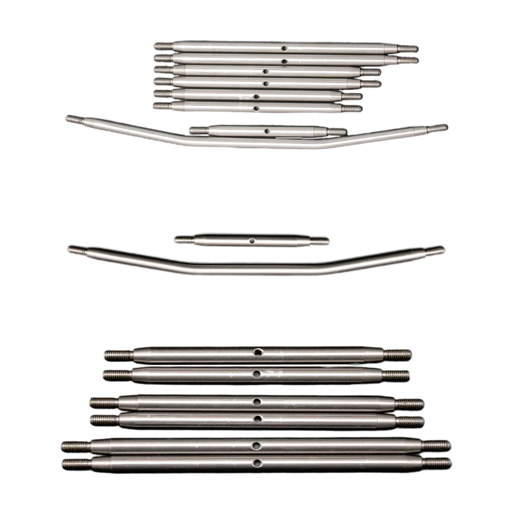 

1/10 RC Metal RC Car Steering Links Pull Rod for AXIAL RBX10 Ryft AXI03005 RC Car Trunk Crawler Car Spare Accessories