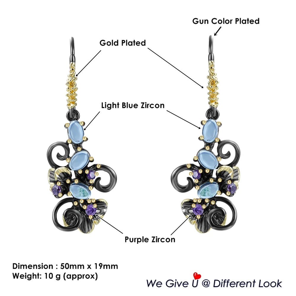 DreamCarnival1989 серьги в виде цветка барроко для женщин праздника вечеринки должны