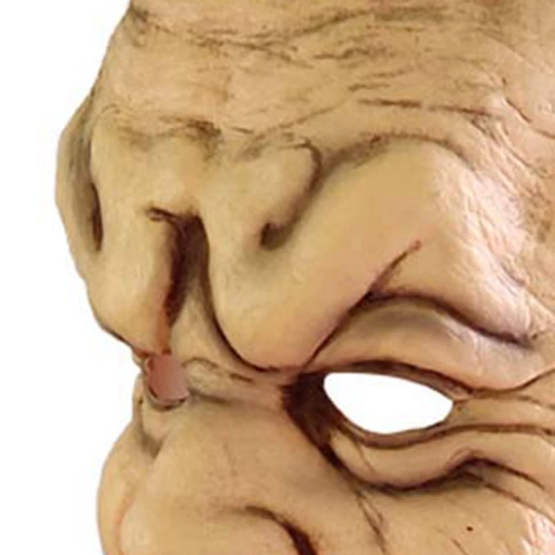 

Halloween Butcher Latex Full Mask Crazy Bloody Creepy Scary Headgear Cook Mask 63HE