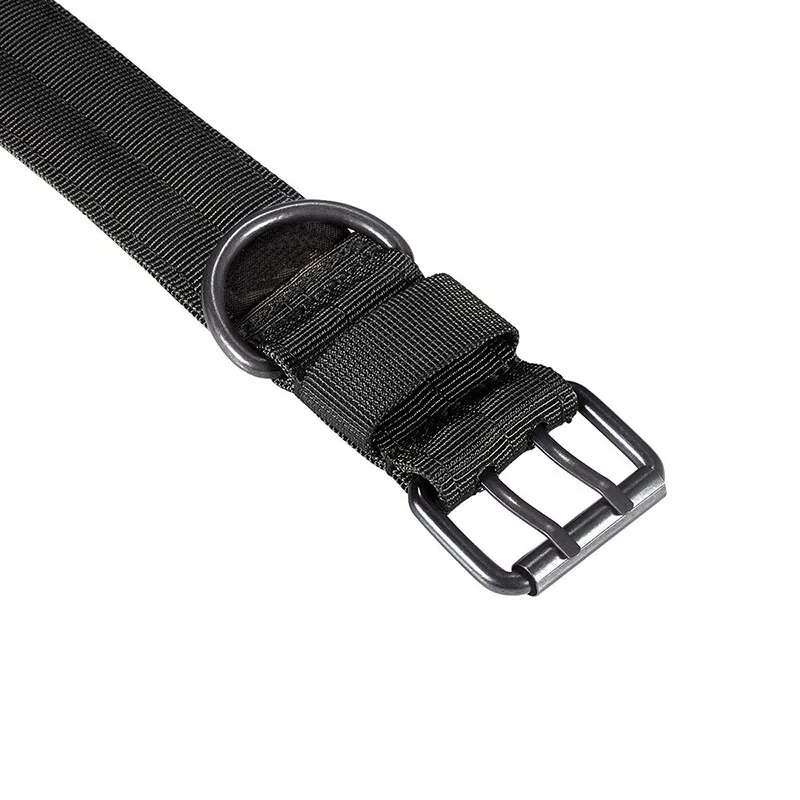 

Tactical Nylon Dog Collar Large Medium-Sized Dogs Adjustable Leash Suitable for German Shepherd Golden Retriever Pet Accessories