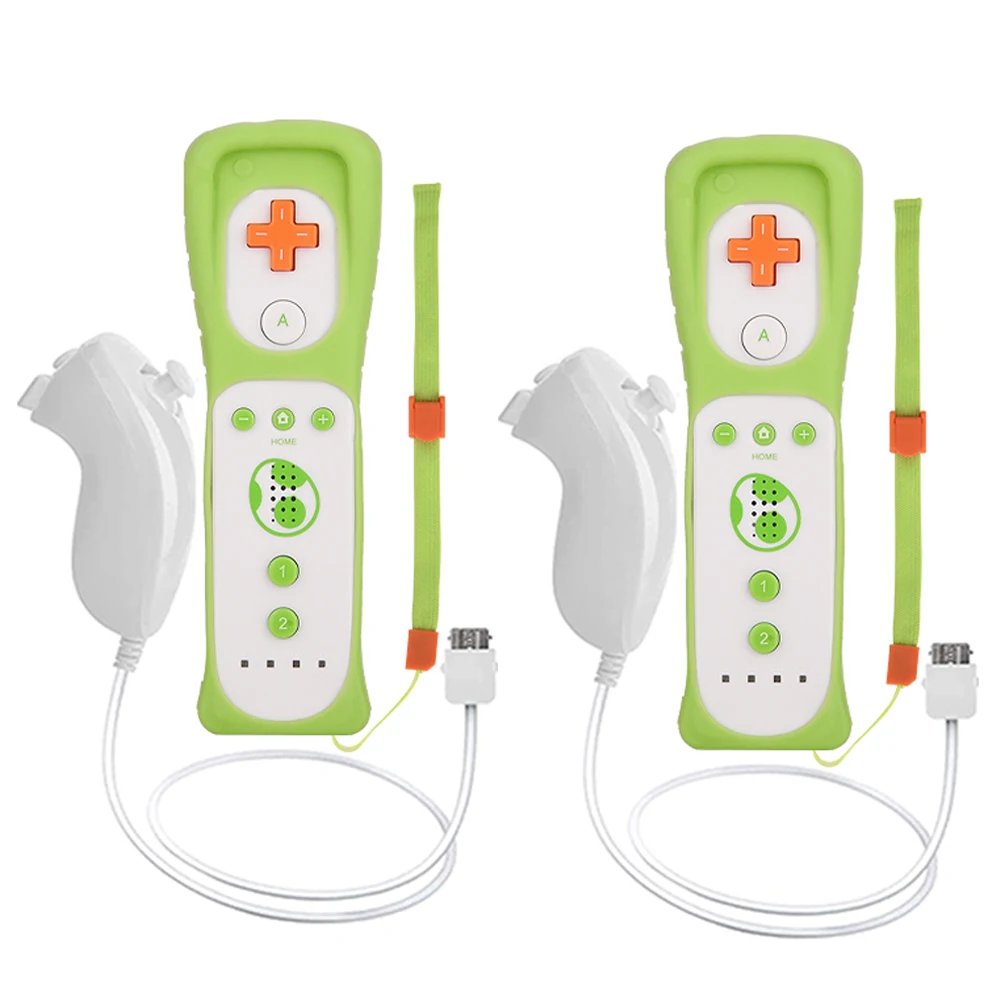 2 шт. Управление Для Wii дистанционного Геймпад Встроенный Motion Plus для Ninetend Wii/Wii U