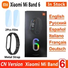 Оригинальный Смарт-браслет XiaoMi Mi Band 6, металлический Спортивный Браслет, фитнес-трекер с пульсометром, кислородом в крови, Bluetooth для IOS и Android