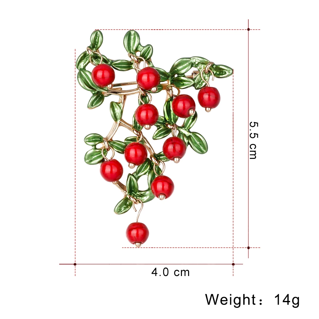 2019 New Design Little Multiple Beads Plant Drop Oil Brooches For Women Jewelry Making Brooch Fashion | Украшения и аксессуары