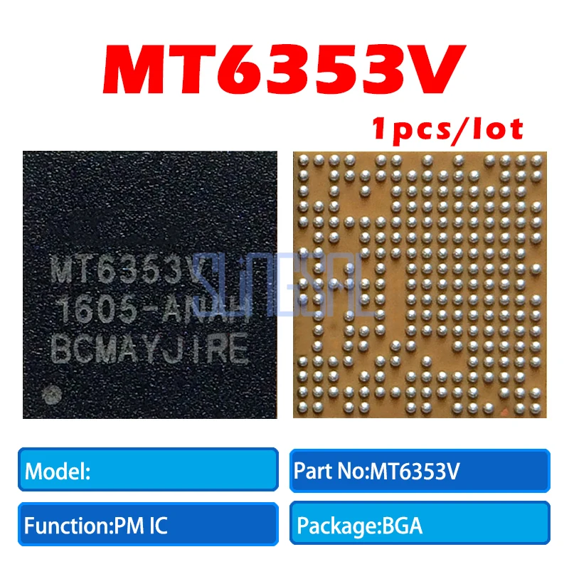 

1шт./лот 100% оригинальный MT6353V MT6353 BGA блок питания PM IC chip PMIC