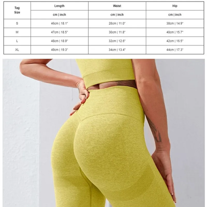 

CHRLEISURE Seamless Casual leggings Woman High waist fitness pants Booty Lifting Gym leggings Push up